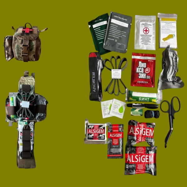 Аптечка 2 эшелон ОЛИВА укомплектованная 